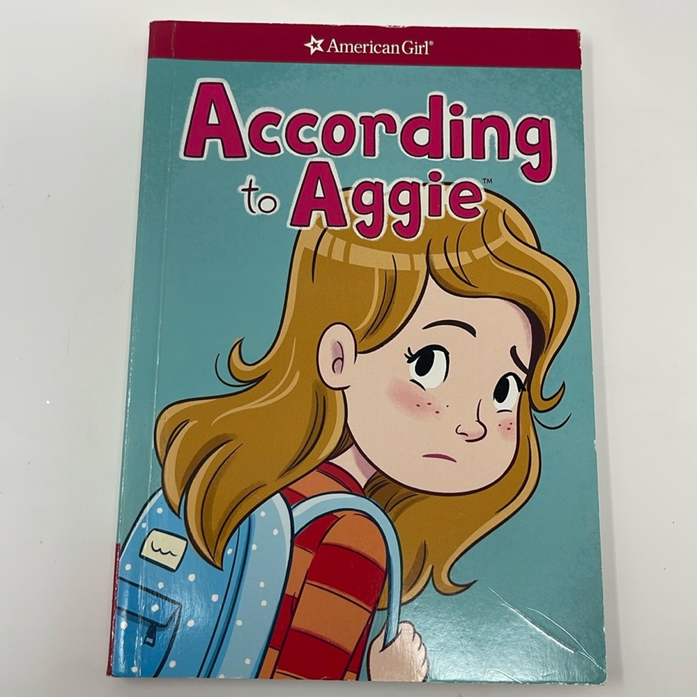 3/$15 AMERICAN GIRL: According to Aggie. Graphic Novel Book
